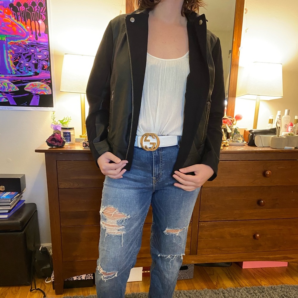 Torrid Black Leather Jacket